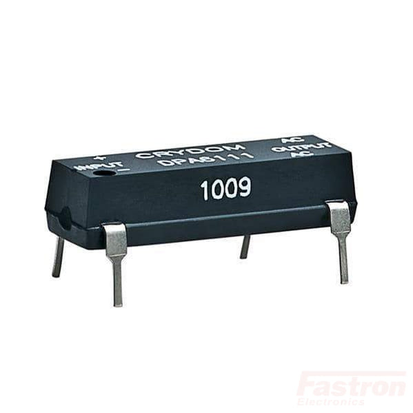 DPA6111, Solid State Relay, PCB Mount, 10-35mA control input, 1A 20-280VAC Load, PCB Mount DPA6111, Solid State Relay, PCB Mount, 10-35mA control input, 1A 20-280VAC Load, PCB Mount